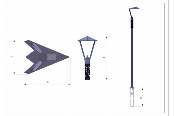 Парковый светильник SV-PARK Delta