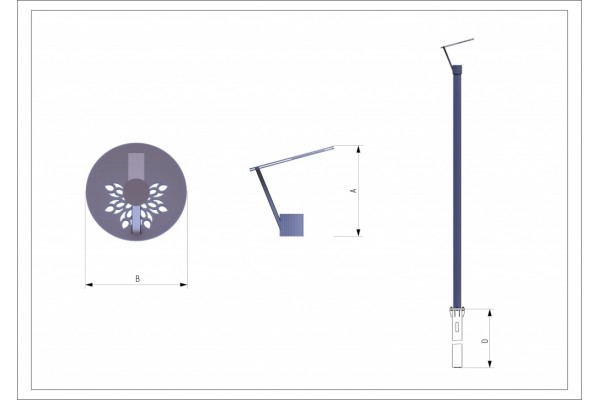 Парковый светильник SV-PARK-Sprin-PT