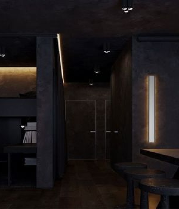 Бра линейное вертикальное 30см