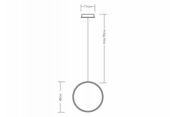 Круг диаметром 30/40/50/70 см (свечение внутрь)