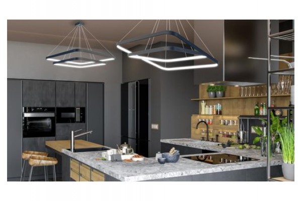 Два квадрата со сторонами 45/55см. Скругленные углы