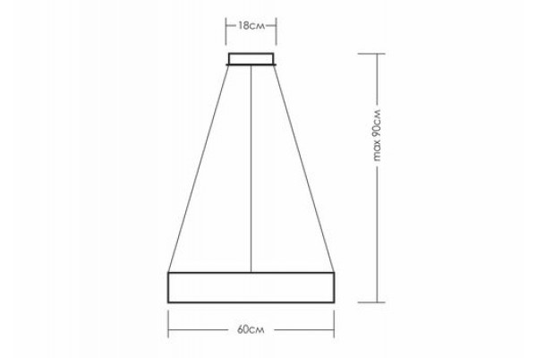 Круг Диаметром 80см(свечение в обе стороны , вниз-вверх,внутри находятся две светодиодные платы  свечением 3000К и 4000К) Из профиля 100 мм. Диммируемые.