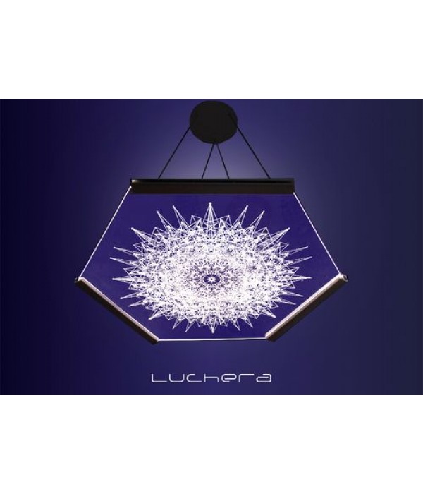 Люстра подвесная, в форме соты 60*52 см