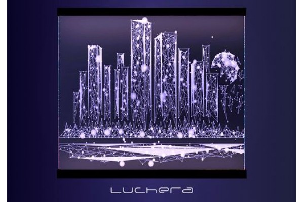 Линейный светильник из  дуги 120 см.
Из профиля 28х9 мм.