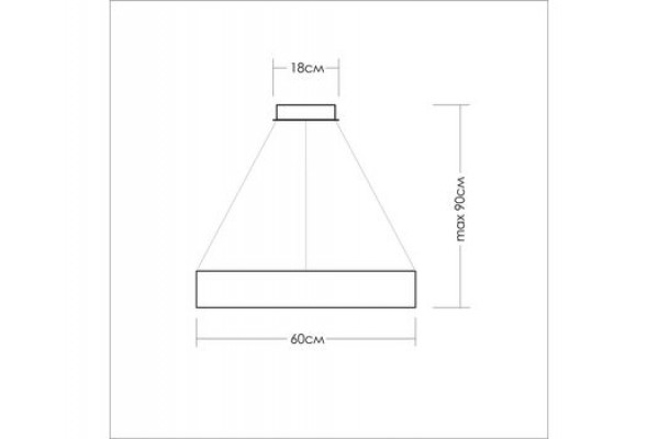 Круг Диаметром 60см(свечение в обе стороны , вниз-вверх)
расположение диодов боковое. Из профиля 100 мм.