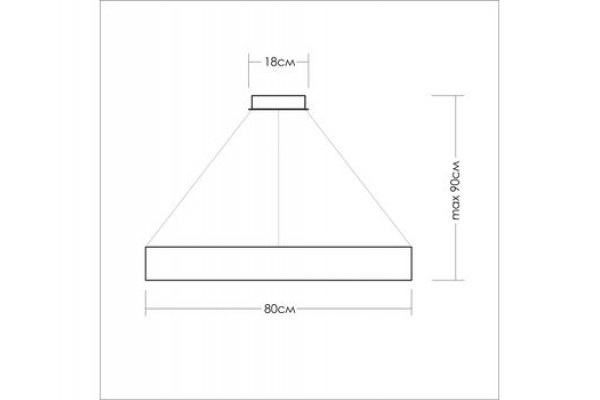 Круг Диаметром 80см(свечение в обе стороны , вниз-вверх)
расположение диодов боковое. Из профиля 100 мм.