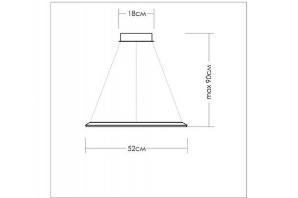 Квадрат со стороной 52 см