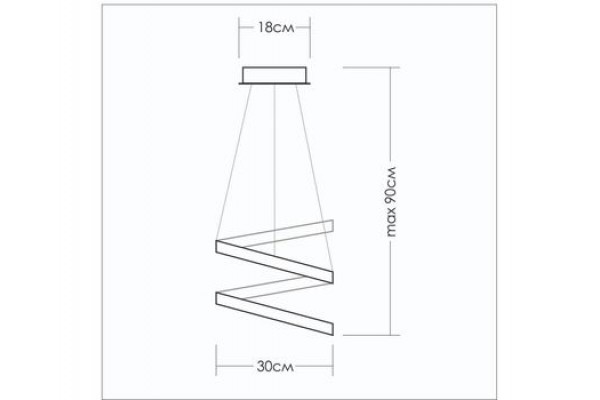Спираль тройная 30 см