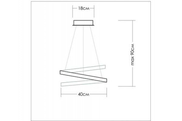 Спираль полтора круга 40 см