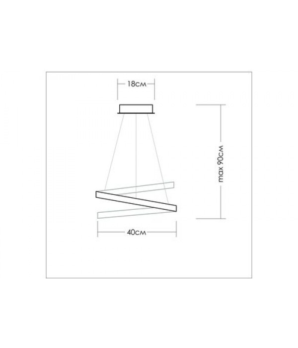 Спираль полтора круга 40 см
