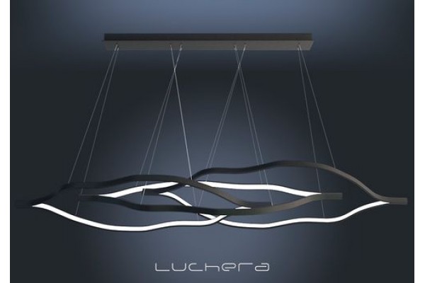 Три ветильника в виде облака. Свечение внутрь