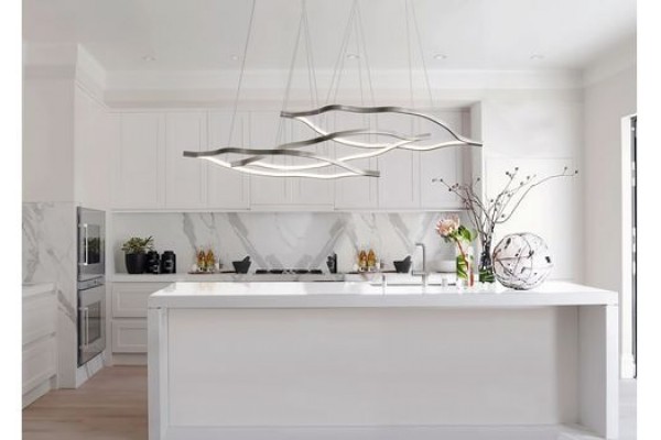 Три ветильника в виде облака. Свечение внутрь