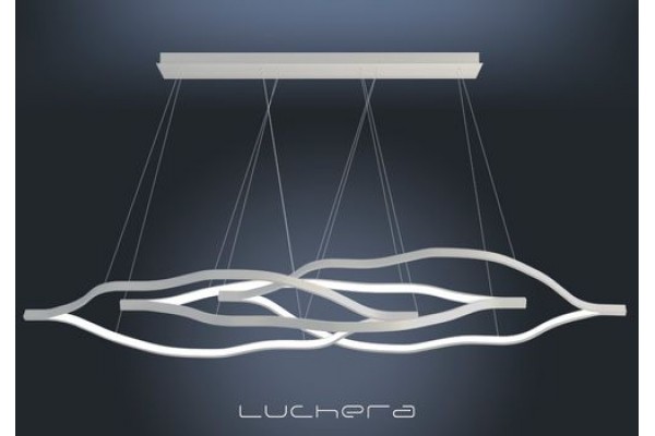 Три ветильника в виде облака. Свечение внутрь