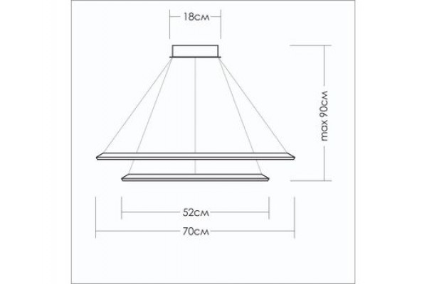 Два прямоугольника со сторонами 34/52см и 52/70см