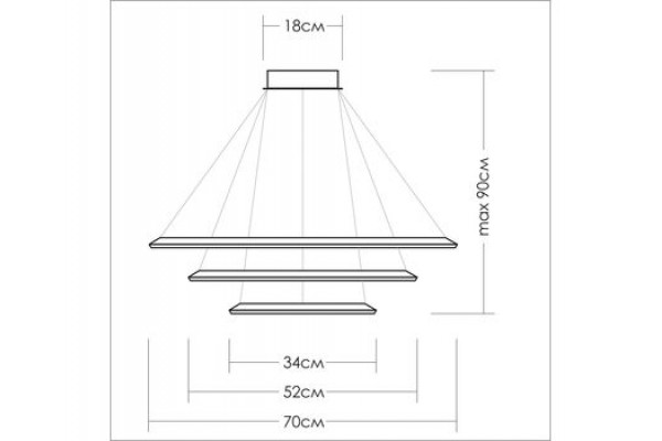 Три прямоугольника со сторонами 22/34 и 34/52 и 52/70