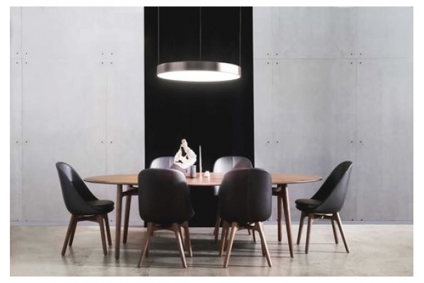 Круг Диаметром 80см(свечение в обе стороны , вниз-вверх,внутри находятся две светодиодные платы  свечением 3000К и 4000К) Из профиля 100 мм. Диммируемые.