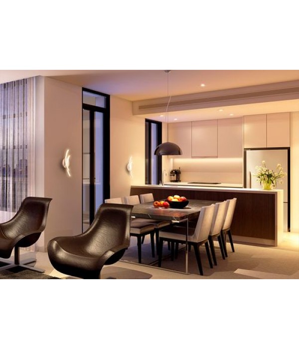 Бра из двух дуг по 32 см из профиля 28х9 мм