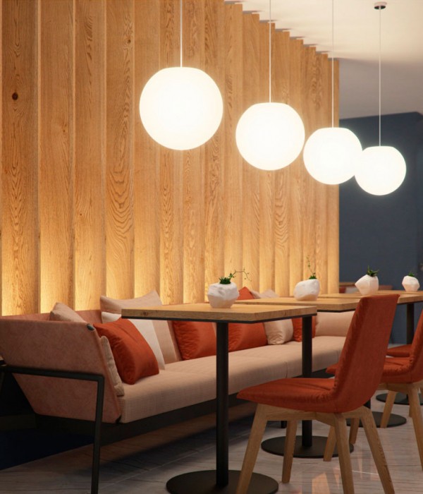 Светильник подвесной Шар 35 см